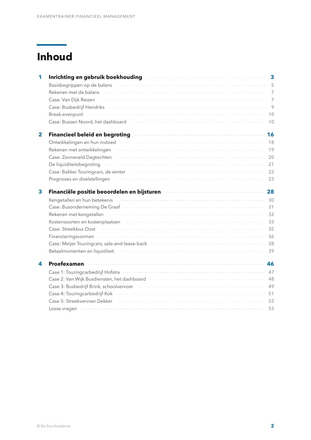 Voorbeeldpagina 1 van Examentrainer Financieel Management