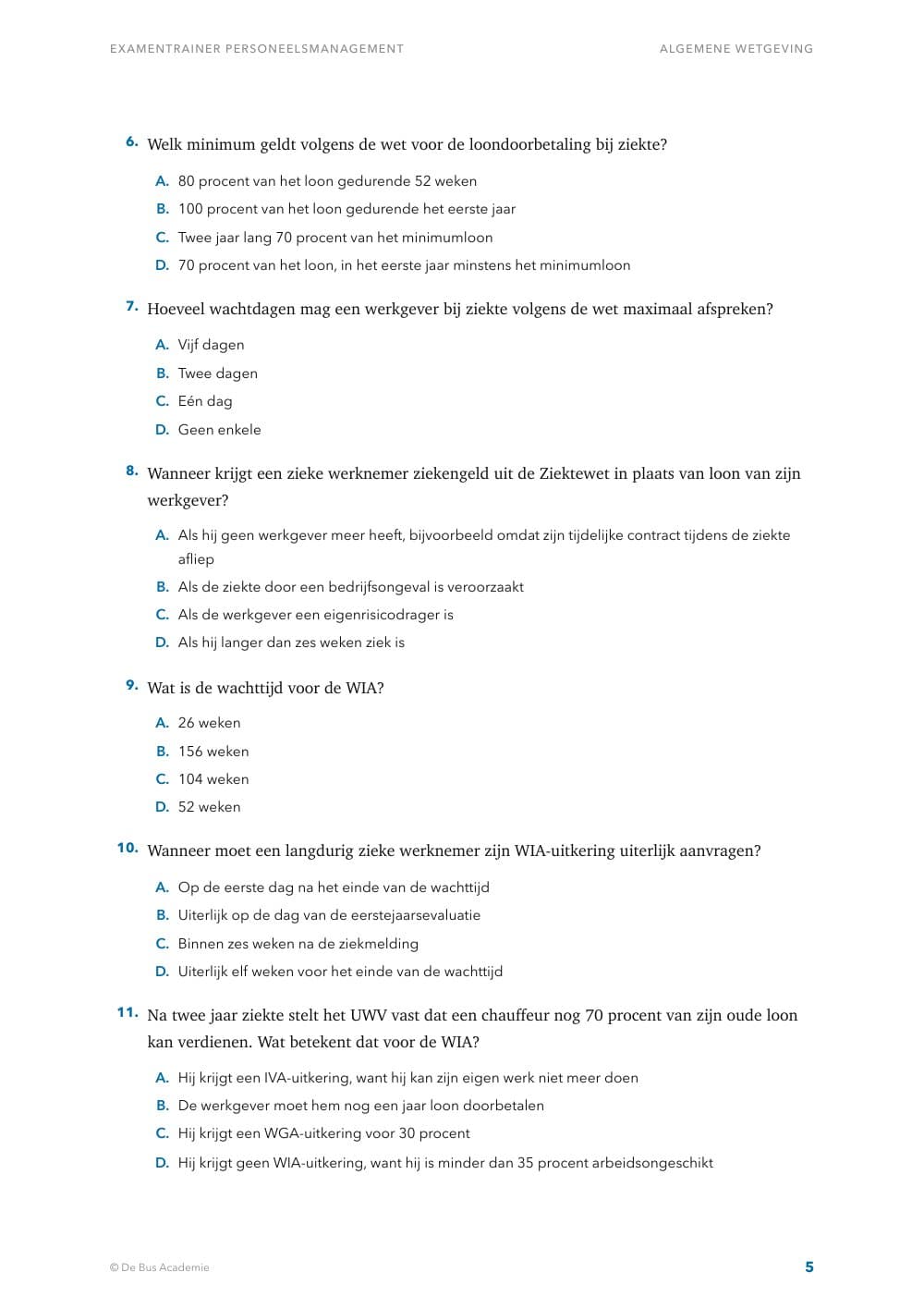 Voorbeeldpagina 4 van Examentrainer Personeelsmanagement