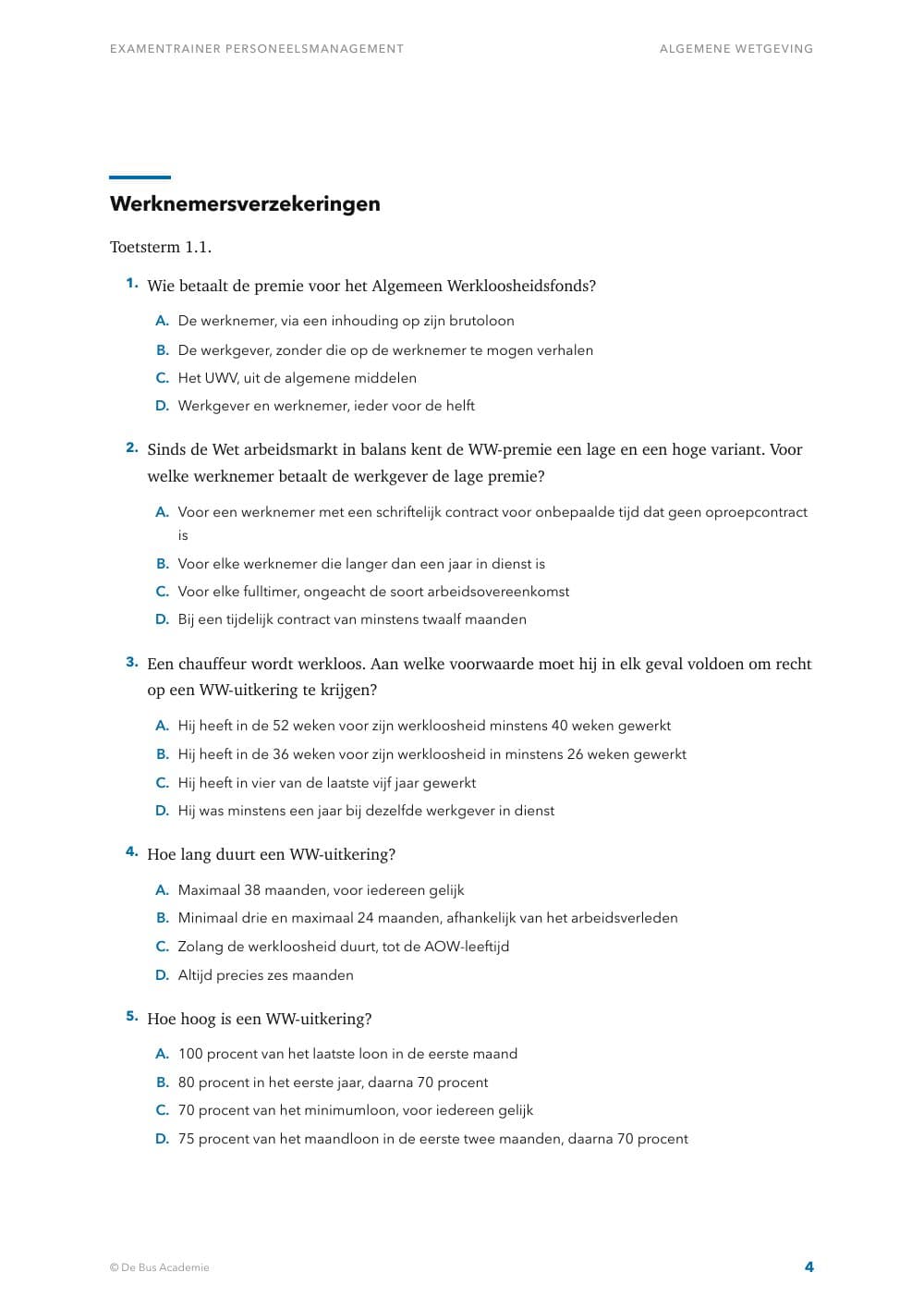 Voorbeeldpagina 3 van Examentrainer Personeelsmanagement