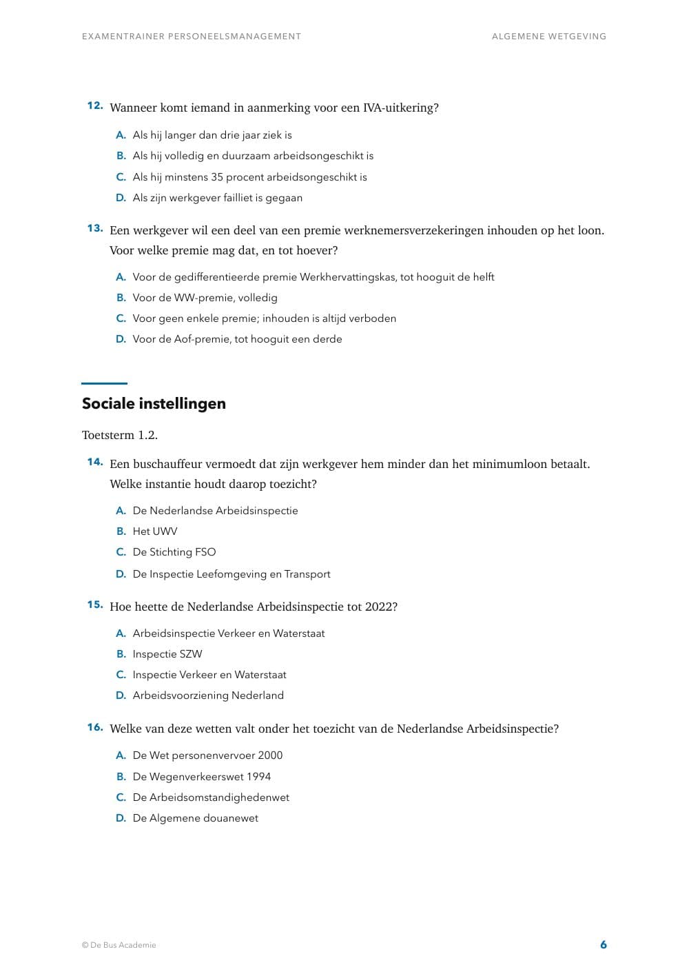 Voorbeeldpagina 5 van Examentrainer Personeelsmanagement