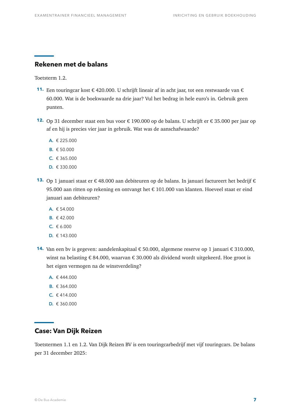 Voorbeeldpagina 6 van Examentrainer Financieel Management