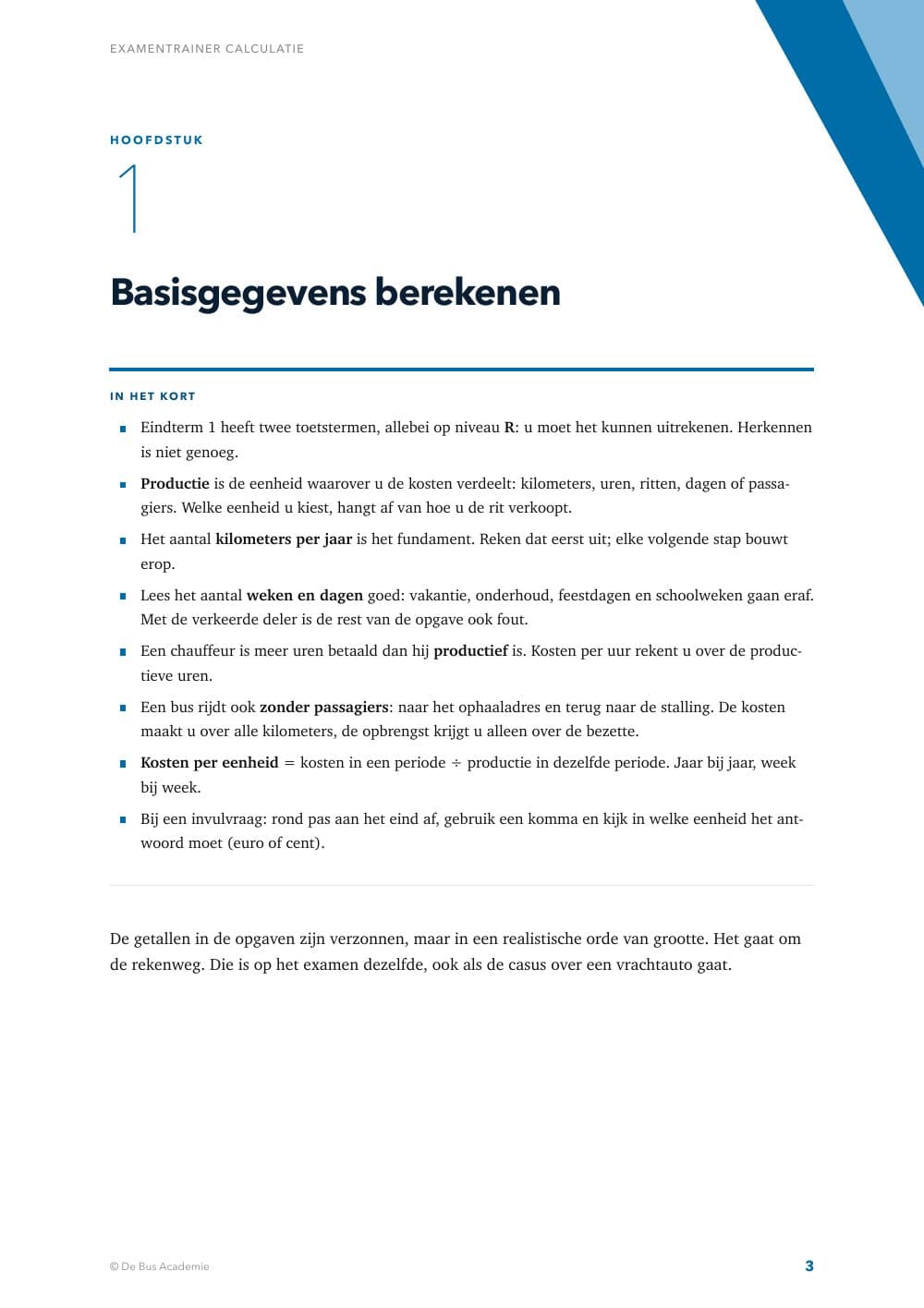 Voorbeeldpagina 2 van Examentrainer Calculatie