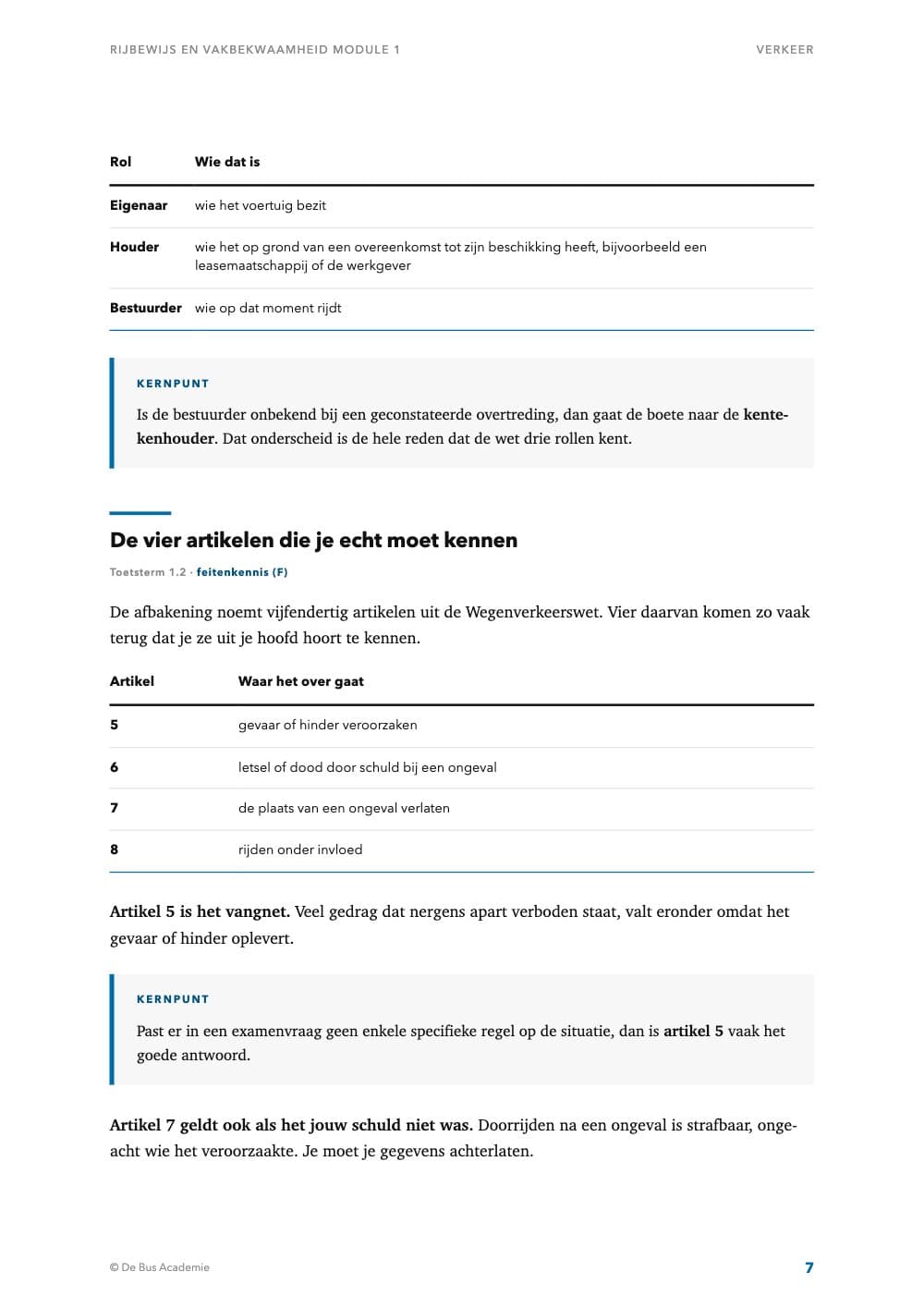 Voorbeeldpagina 6 van Bustheorie RVM1-D