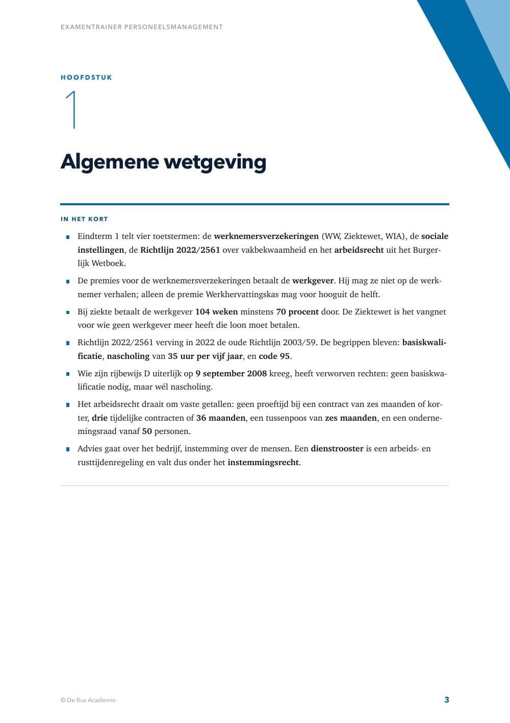 Voorbeeldpagina 2 van Examentrainer Personeelsmanagement