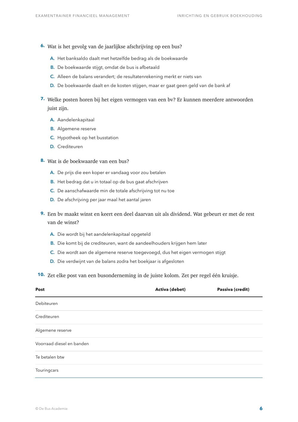 Voorbeeldpagina 5 van Examentrainer Financieel Management