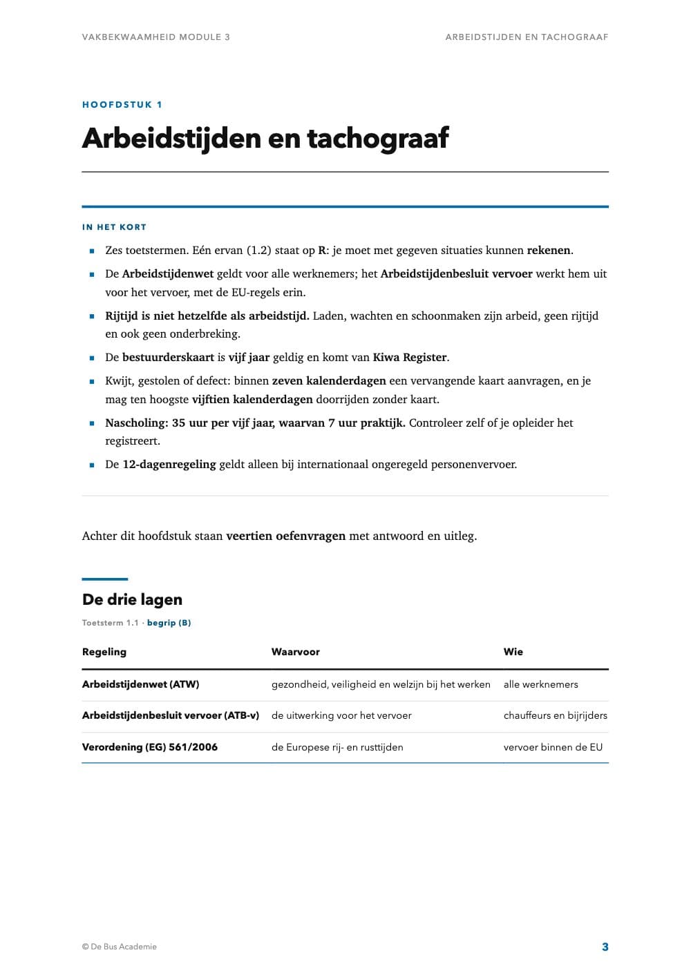 Voorbeeldpagina 2 van Bustheorie VM3-D
