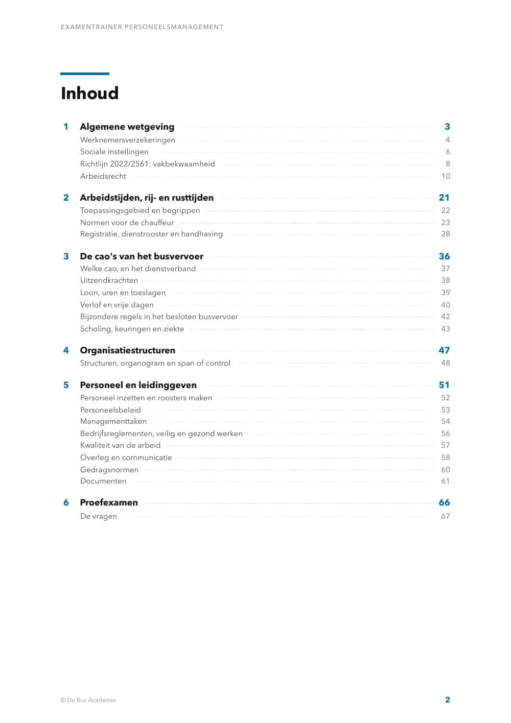 Voorbeeldpagina 1 van Examentrainer Personeelsmanagement
