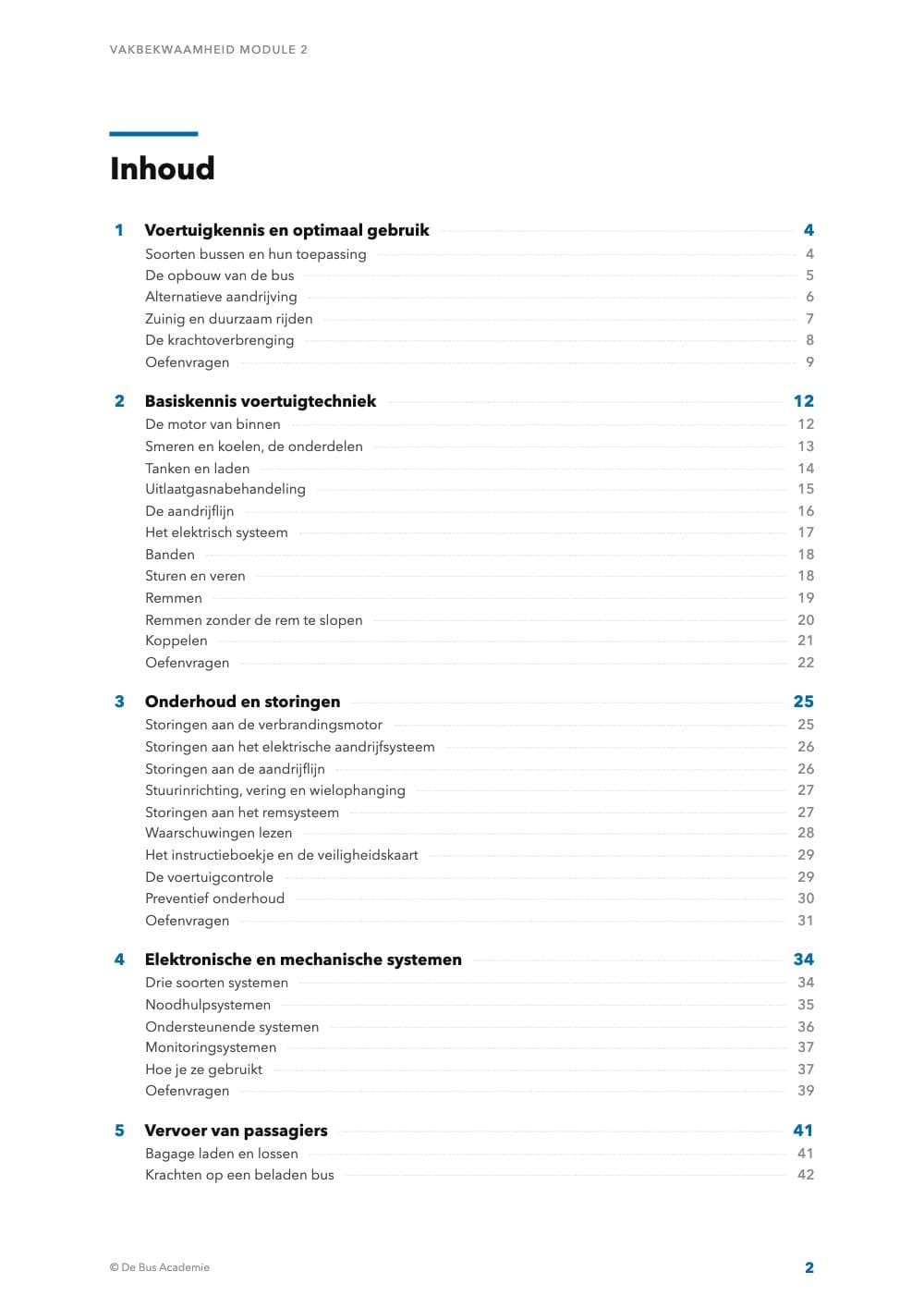 Voorbeeldpagina 1 van Bustheorie VM2-D
